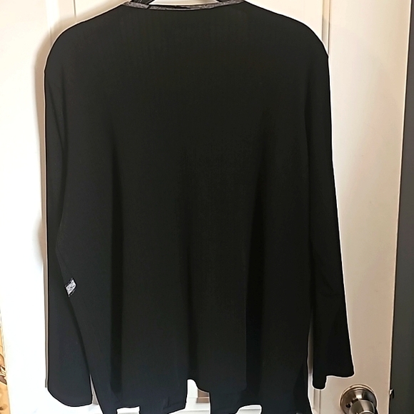 Sophia La Belle New York Designer 2pc Black Suit, Top & Skirt, Sz 16-18 Large - Picture 4 of 11